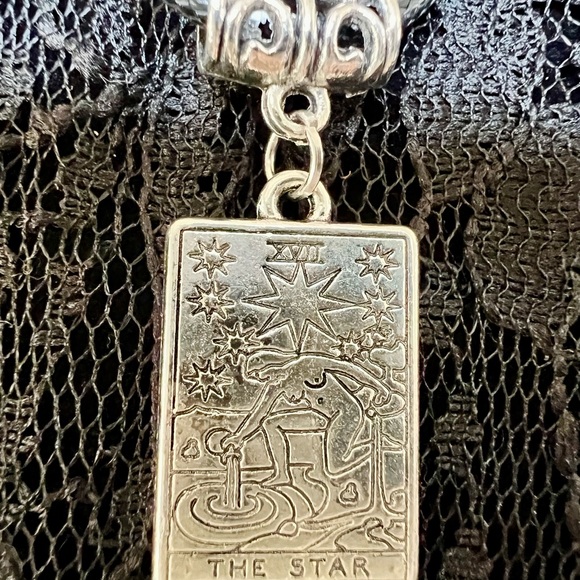 Tarot Card “The Star” Pendant Necklace with Star Charm at back of neck - Picture 8 of 15